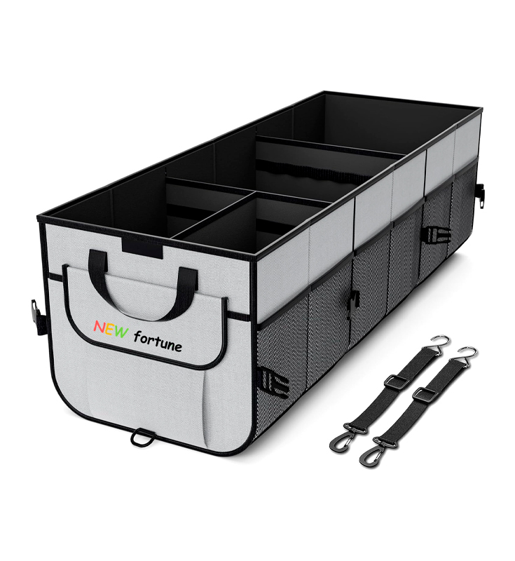 H-08 Opvouwbare auto-opbergorganisator met meerdere compartimenten