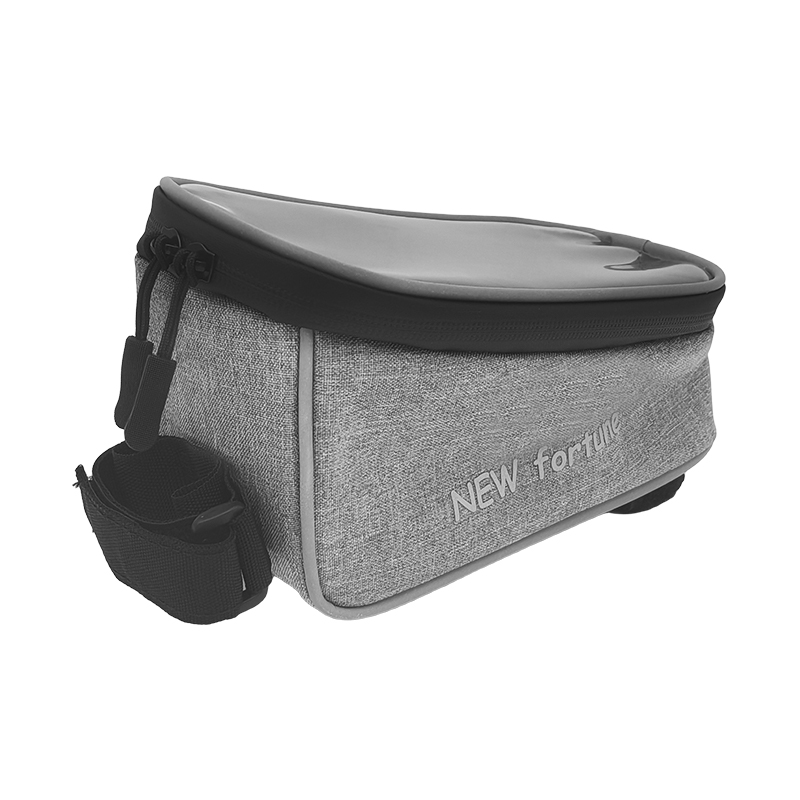 BI-07 Eenvoudig te installeren grijze waterdichte fietsopbergtas